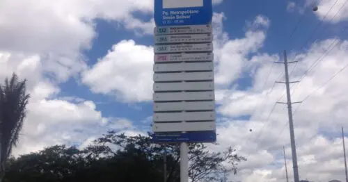 PARADERO SITP PARQUE METROPOLITANO SIMON BOLIVAR  035A05